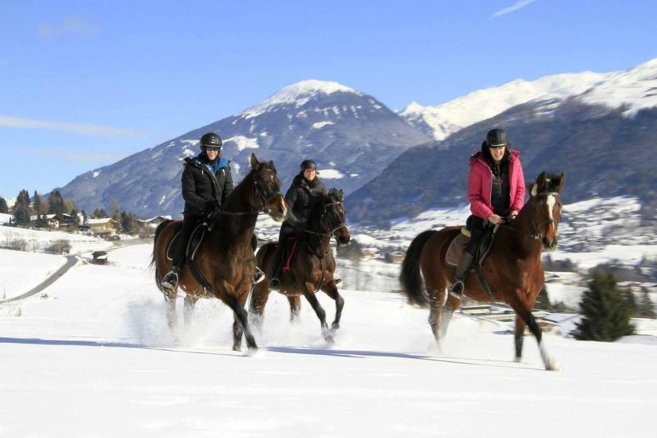 Apart- Chalet Gletscherglueck Telfes im Stubai Buitenkant foto