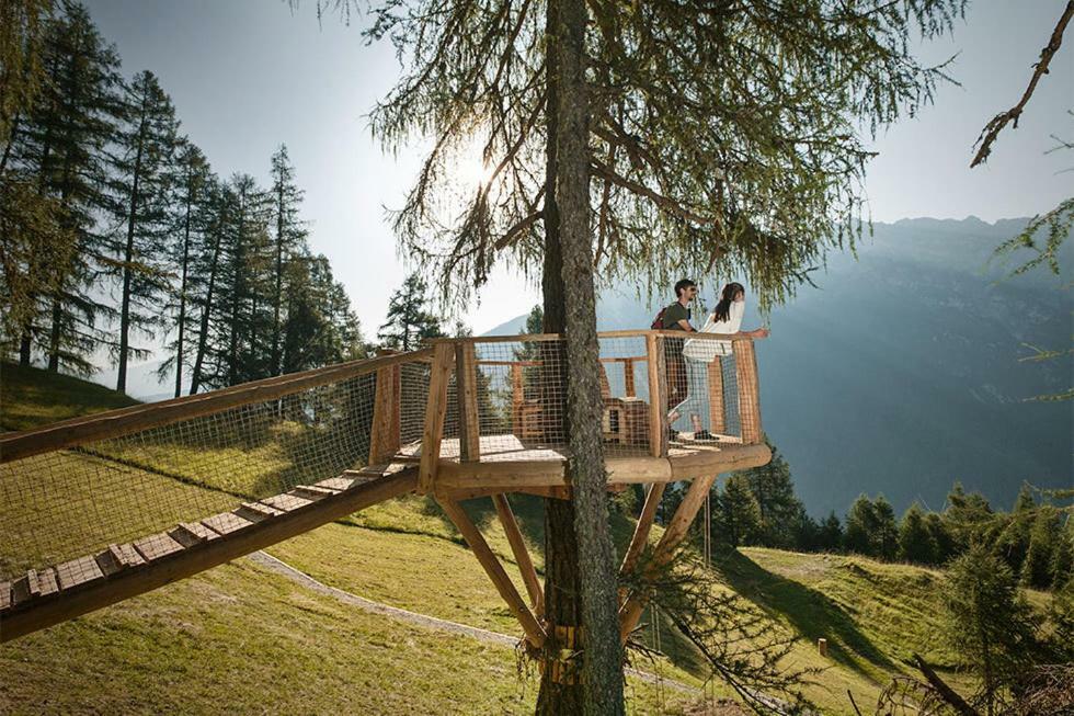 Apart- Chalet Gletscherglueck Telfes im Stubai Buitenkant foto